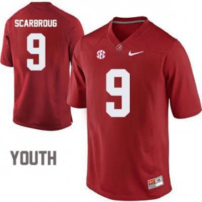 Youth Alabama Crimson Tide #9 Bo Scarbrough Crimson Football Jersey
